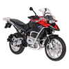 Motocykl BMW R 1200 GS czerwony RASTAR model 1:9 Metalowa karoseria